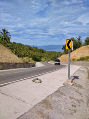 sign on the road