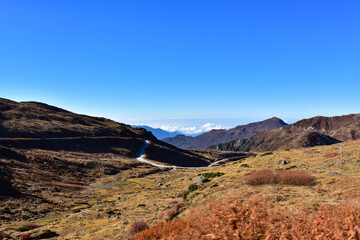 An exotic view of himalayan plateau in Sikkim