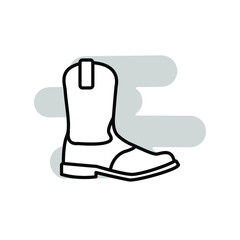 Illustration Vector graphic of boot icon 
