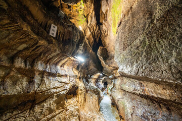 壮大な地下宮殿　千仏鍾乳洞