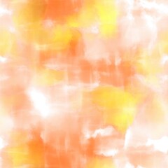 Obraz na płótnie Canvas Seamless pastel tie dye swirl graphic motif pattern for print. High quality illustration. Faux cloudy random hippie culture delicate soft funky artistic digitally rendered bright vibrant dye design.