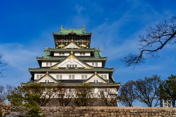 [大阪府]春の大阪城天守閣