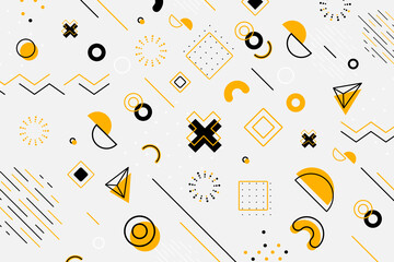 pattern with notes  Graphic design Abstract