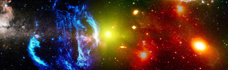 High quality space background. explosion supernova. Bright Star Nebula. Distant galaxy. Abstract...