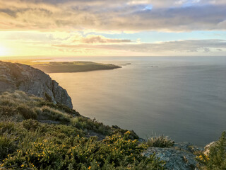 Ocean view seen from the top of The Nut, Stanley, Tasmania, Australia