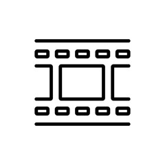 Fototapeta premium negative film icon design, outline style, vector eps10