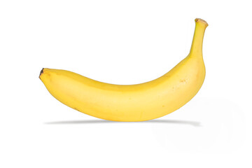 banana isolated on white background with clipping path.