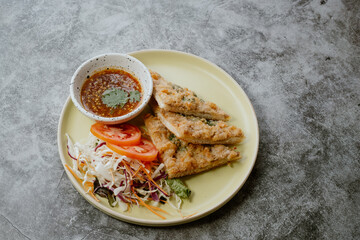 fish with rice