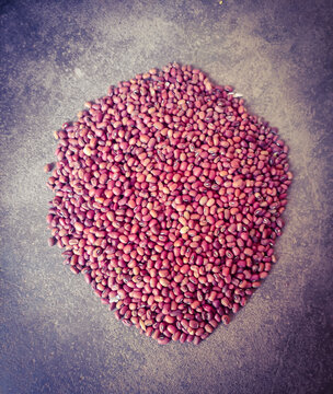 Fresh beans grains stock photo