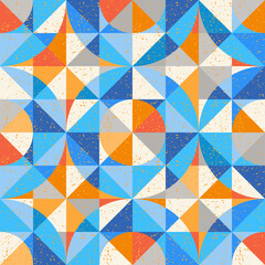 Seamless abstract geometric pattern for backgrounds, fabric design, wrapping paper, scrapbooks and covers. Vector illustration.