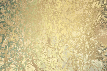 Fototapeta na wymiar Golden abstract decorative paper texture background for artwork - Illustration