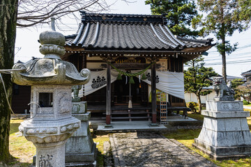 町内の八幡神社
