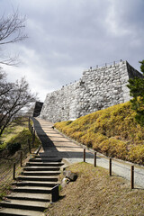 福島県二本松城の石垣