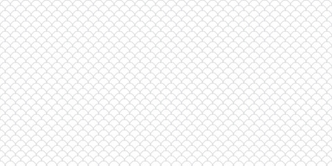 Abstract geometric seamless scale pattern vector background