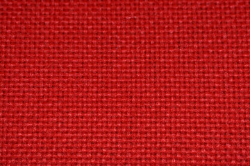 Texture of red canvas