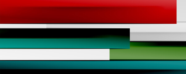 Multicolored lines background. Design template for business or technology presentations, internet posters or web brochure covers