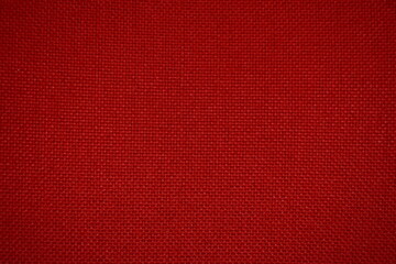 Texture of red canvas
