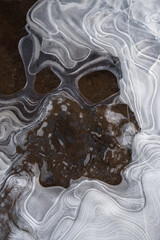lines in the ice