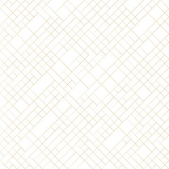 Geometric of random diagonal lines background. Design thin lines gold on white background. Design print for illustration, texture, wallpaper, background.