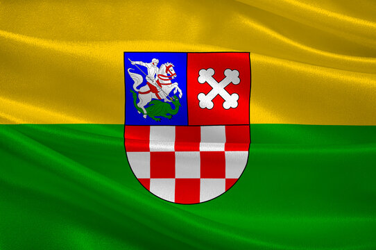 Flag of Bjelovar-Bilogora County in Croatia