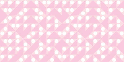 Geometric pink abstract vector pattern background