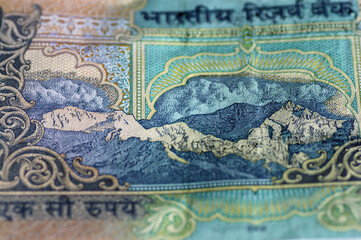 Himalaya Indian banknote