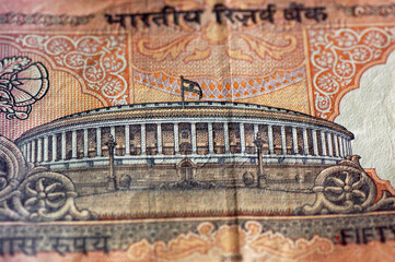 India Lok Sabha banknote - 425223344