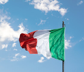 Naklejka na ściany i meble real Italian Flag