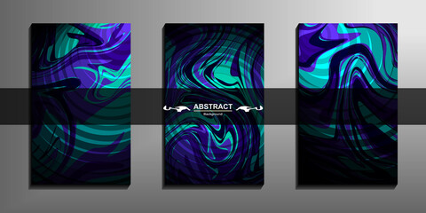 Vector ilustration of abstract liquid color. Desaign vector background. Liquid painting.
