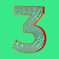 set of numbers and symbols