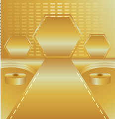 background with gold stars