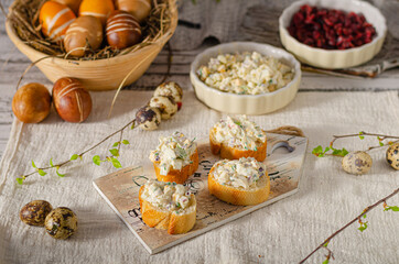 Easter egg spread bio