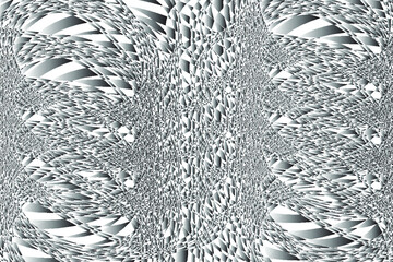 silver christmas tree