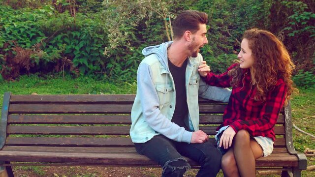 steal attention - pushy guy steals girl's attention with his friend