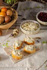 Easter egg spread bio