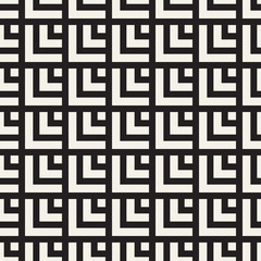Vector seamless lines mosaic pattern. Modern stylish abstract texture. Repeating geometric tiles