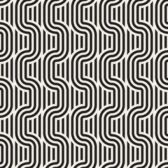 Obraz premium Vector seamless pattern. Modern stylish abstract texture. Repeating geometric tiles