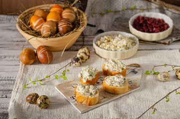 Easter egg spread bio