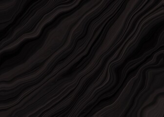Background of black waves texture, liquid marble effect wallpaper.