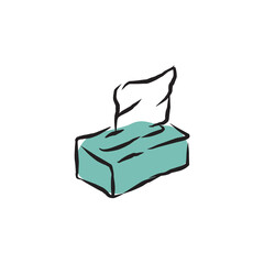 Tissue logo design icon template