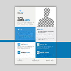corporate and modern business flyer template