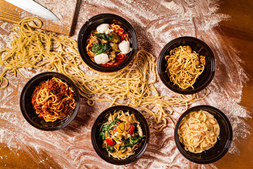 Laghman served in an Uyghur restaurant