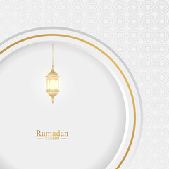 Modern Ramadan Kareem Background vector for banner and greeting card 