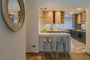 Small kitchen in an apartment