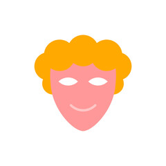 Face masks Vector Flat Illustration Style Icon. EPS 10 File