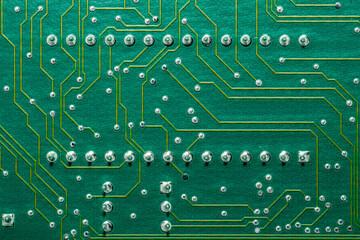 printed circcuit board close up