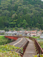 旧可部線の線路跡