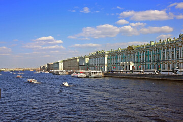 Winter Palace, State Hermitage Museum in St. Petersburg, Russia