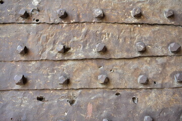 Historical rusted metal texture  