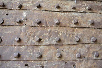 Historical rusted metal texture  